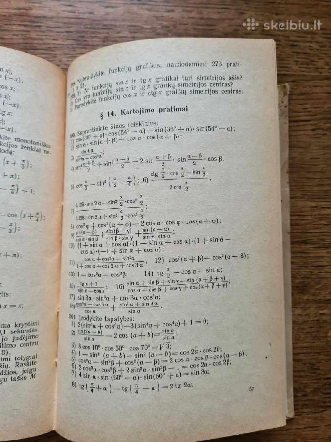 Antikvarinis Trigonometrijos uždavinynas - nuotraukos Nr. 6