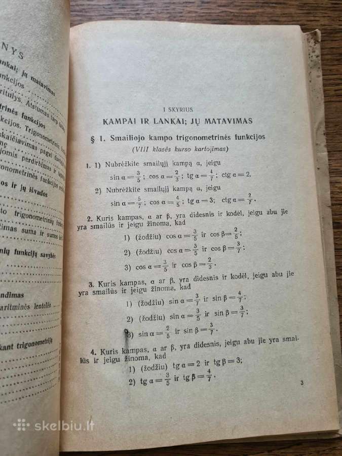 Antikvarinis Trigonometrijos uždavinynas - nuotraukos Nr. 7