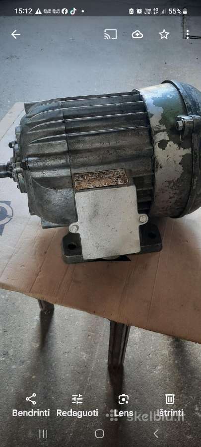 Elektros variklis 4,5kw 2870aps
