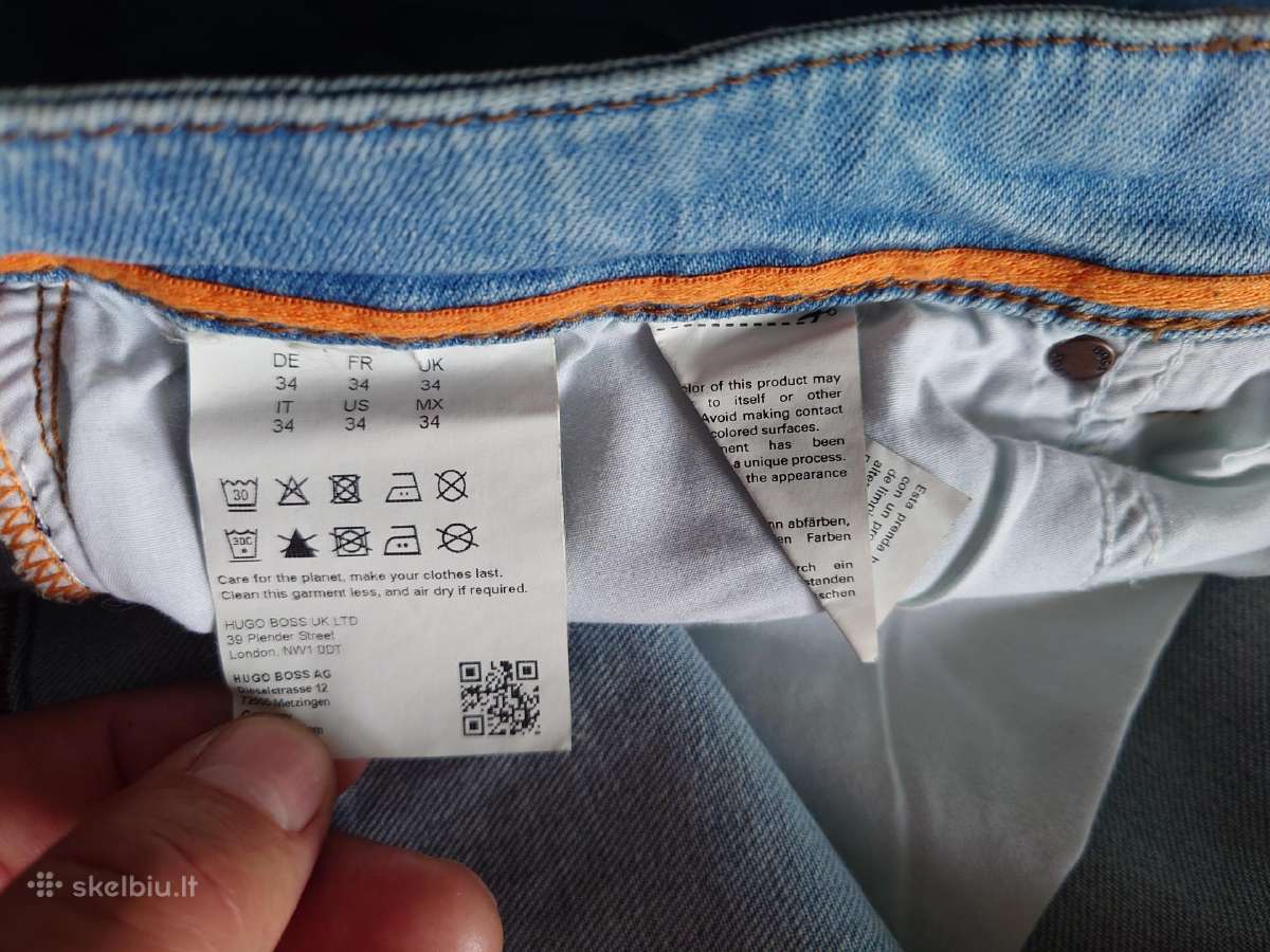 Vyriški džinsiniai šortai Hugo Boss orange. - nuotraukos Nr. 5