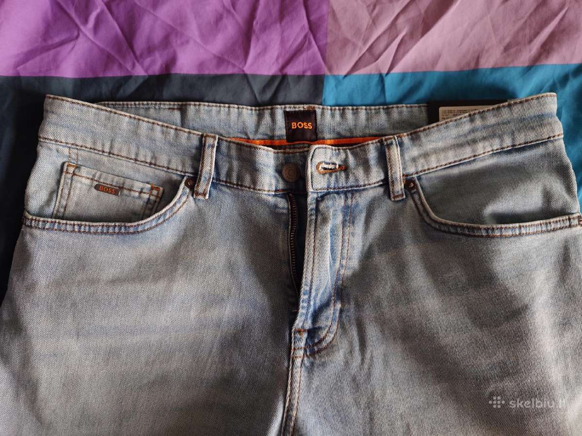 Vyriški džinsiniai šortai Hugo Boss orange. - nuotraukos Nr. 3