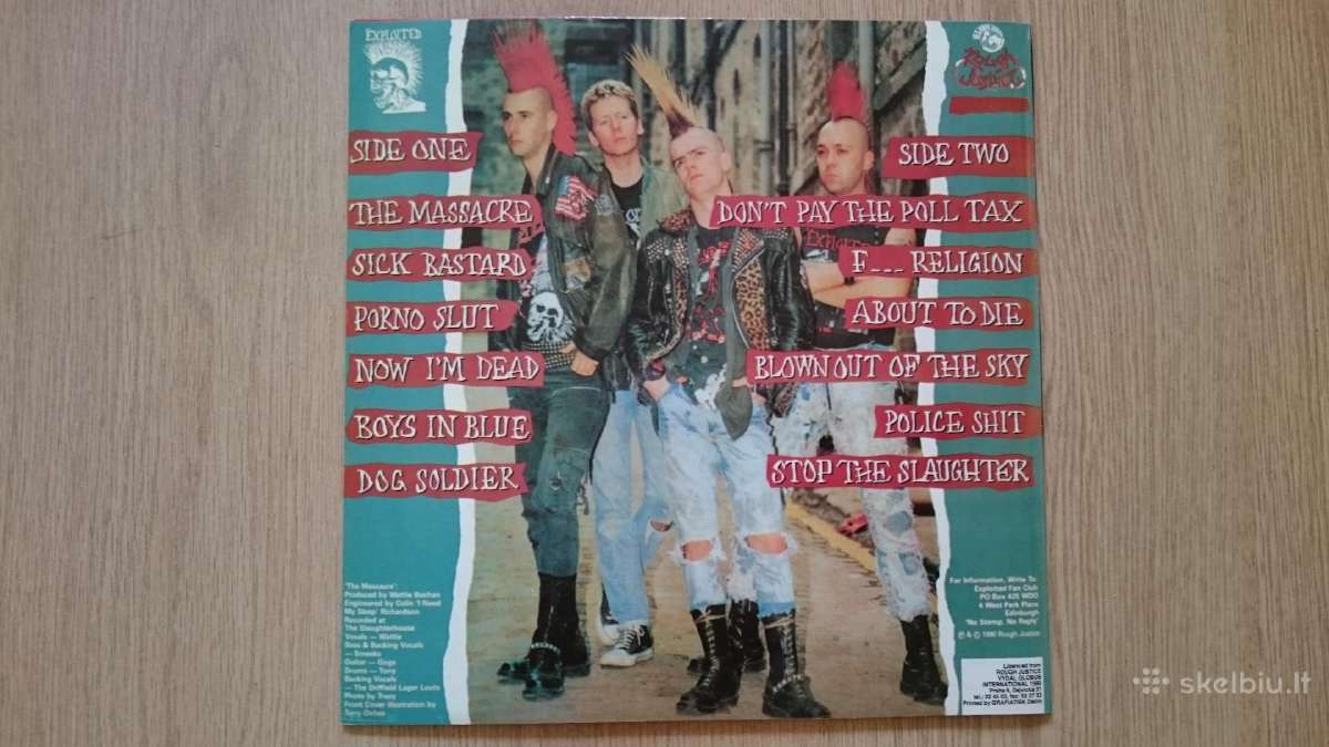 Vinilas Exploited - The Massacre - nuotraukos Nr. 2