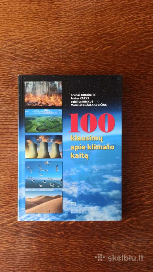 Parduodu knyga"100 klausimų apie klimato kaitą"