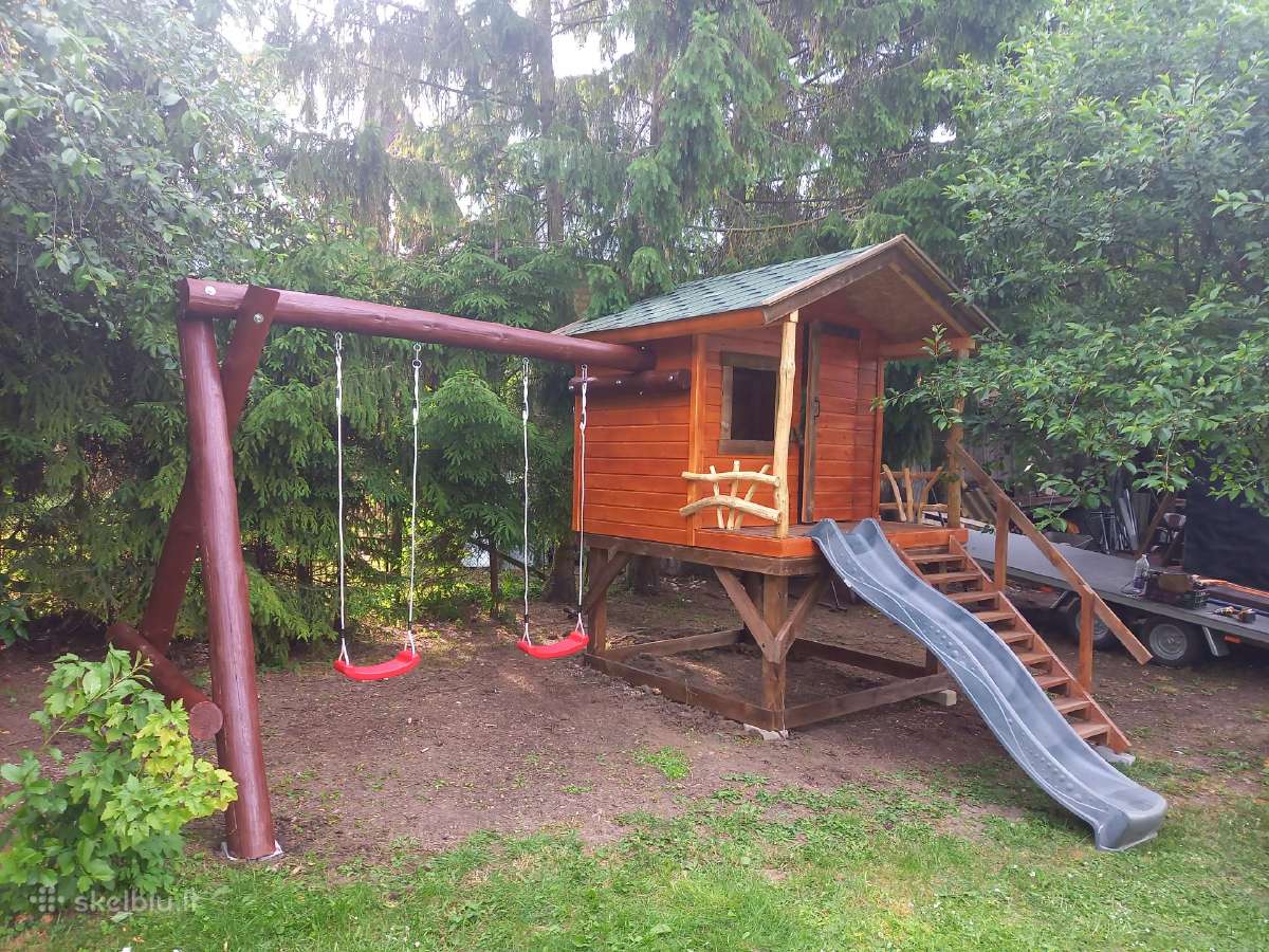 Vaikų žaidimų nameliai/aikštelės - nuotraukos Nr. 12