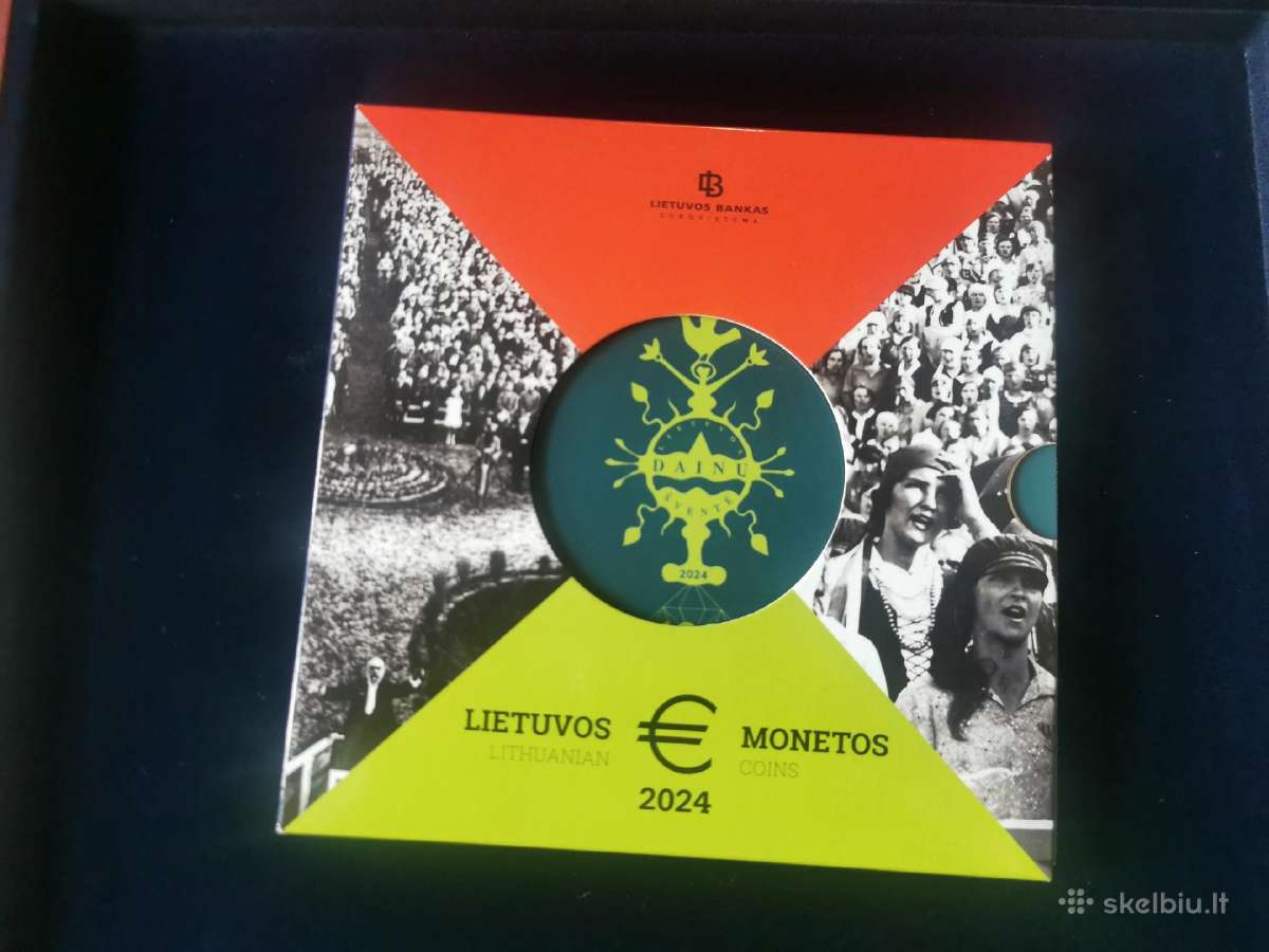 2024 Lt euro monetų rinkinys