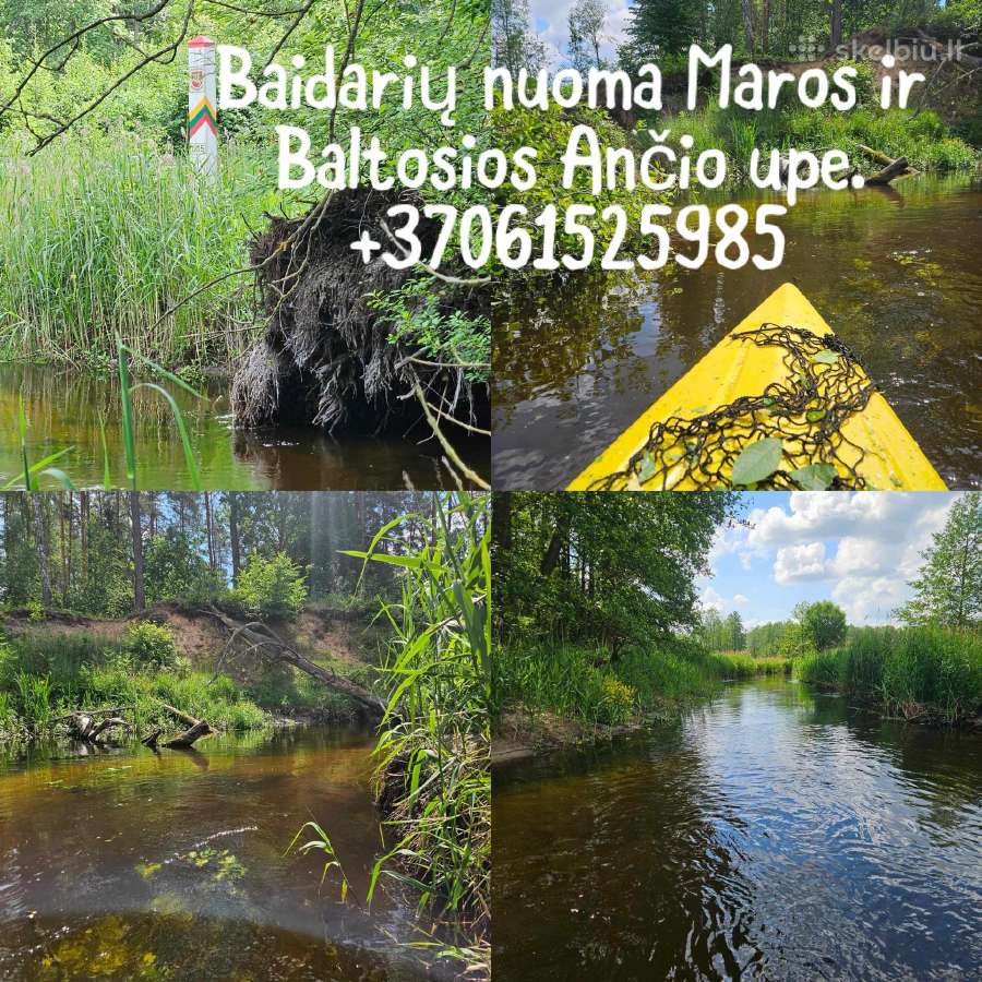 Baidarių nuoma, stovyklavietės, sodyba.