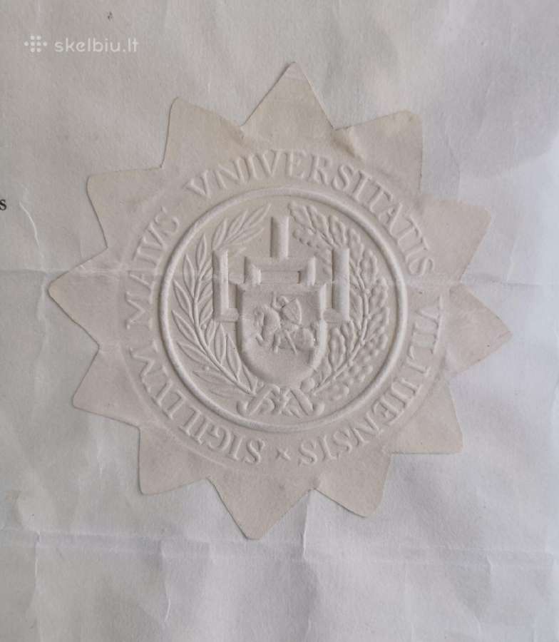 Tarpukario diplomas - nuotraukos Nr. 2