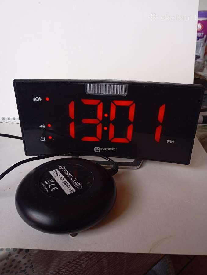 95 db itin garsus žadintuvas Geemarc
