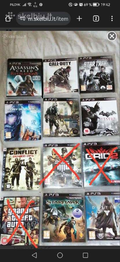 Parduodu PS3 žaidimus