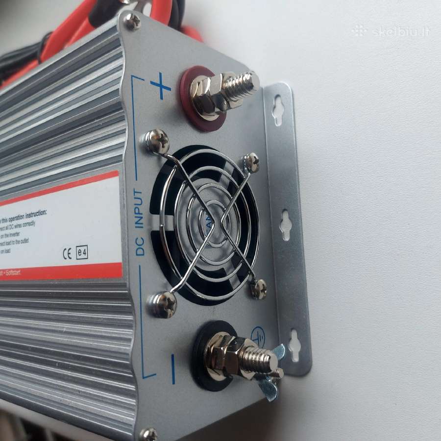 Įtampos keitiklis inverteris 12v-230v - nuotraukos Nr. 2
