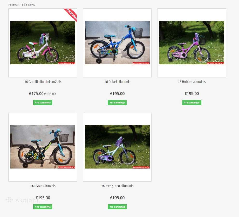 Nauji vaikiški ir paaugliški dviračiai Kaune - nuotraukos Nr. 5