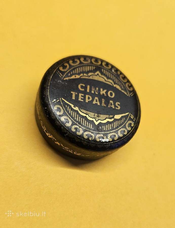Tarpukarnė lietuviška skardinė dėžutė. - nuotraukos Nr. 3
