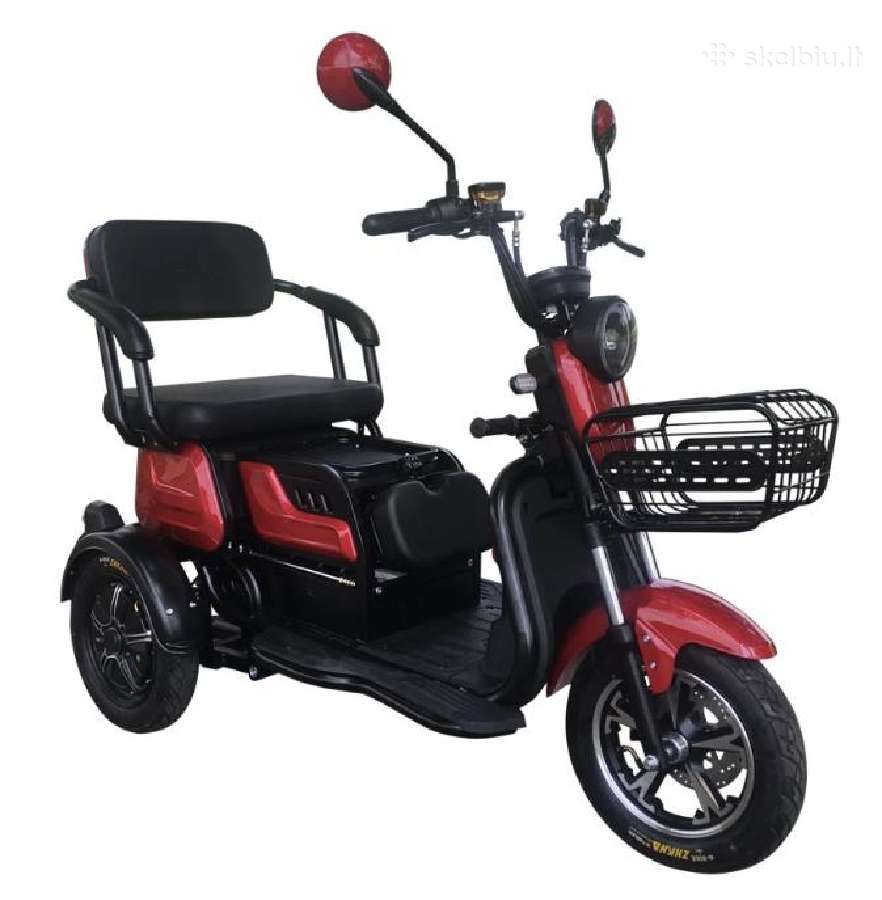 Elektrinis Triratis dvivietis m20 1000w 20ah 60v - nuotraukos Nr. 5