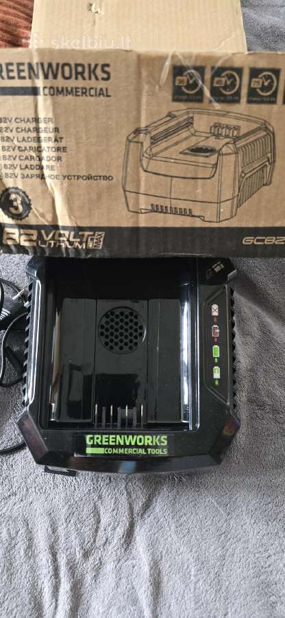 Greenworks,stiga,cramer universalus 82v pakrovėjas - nuotraukos Nr. 3
