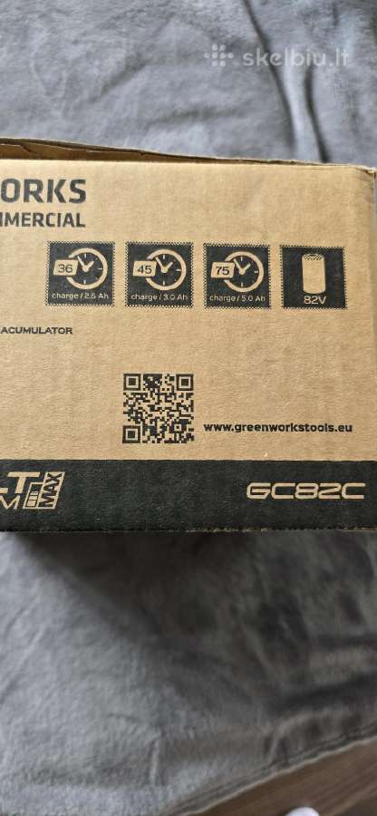 Greenworks,stiga,cramer universalus 82v pakrovėjas - nuotraukos Nr. 5
