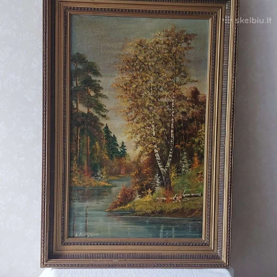 A. F. Mitrokhin - Autumn landscape in Russia .
