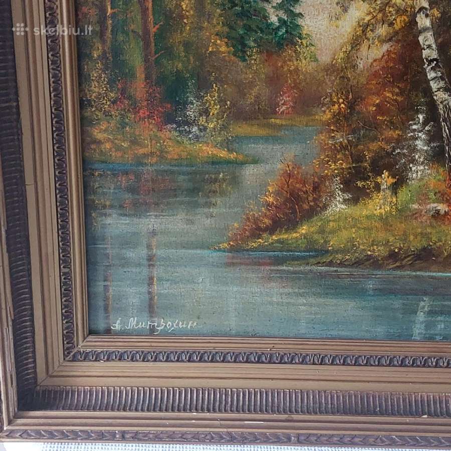 A. F. Mitrokhin - Autumn landscape in Russia . - nuotraukos Nr. 6