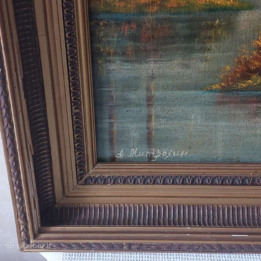 A. F. Mitrokhin - Autumn landscape in Russia . - nuotraukos Nr. 7