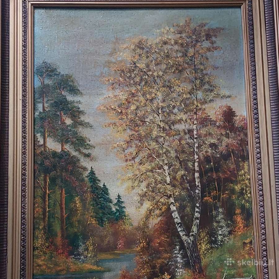A. F. Mitrokhin - Autumn landscape in Russia . - nuotraukos Nr. 8