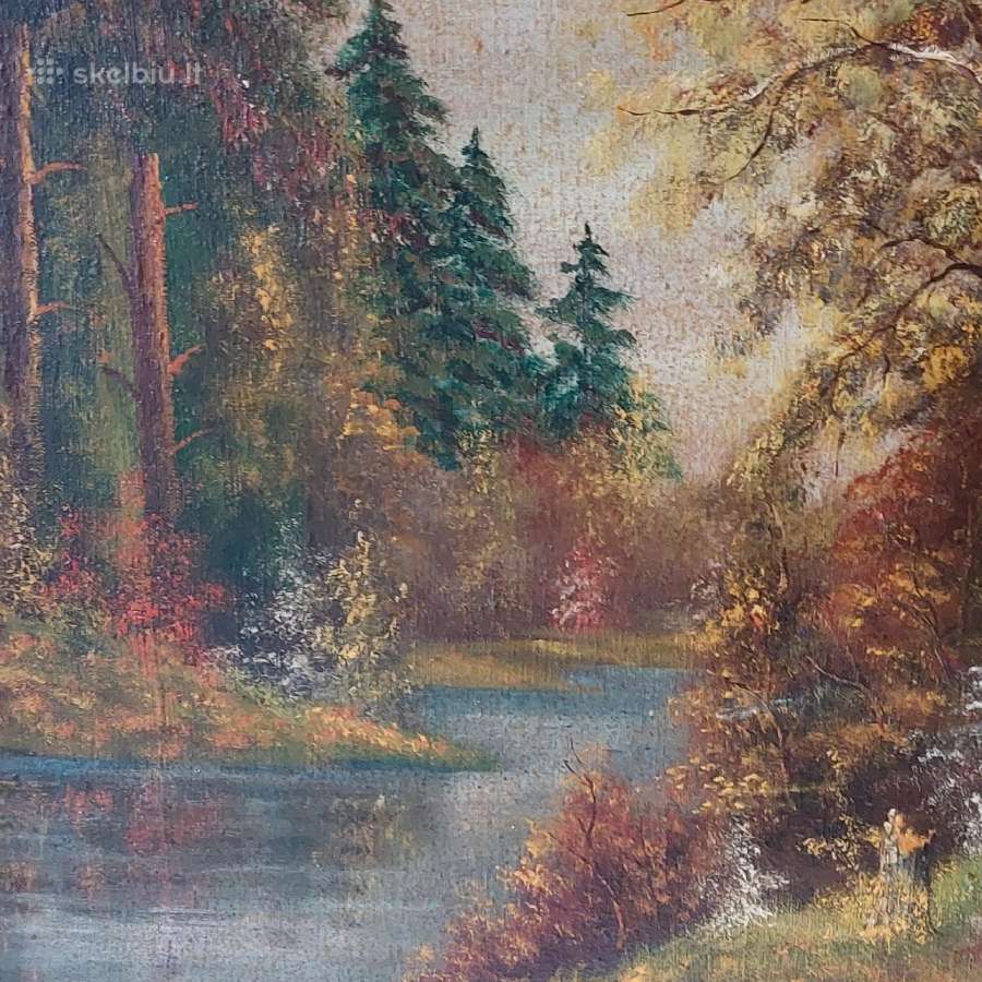A. F. Mitrokhin - Autumn landscape in Russia . - nuotraukos Nr. 10