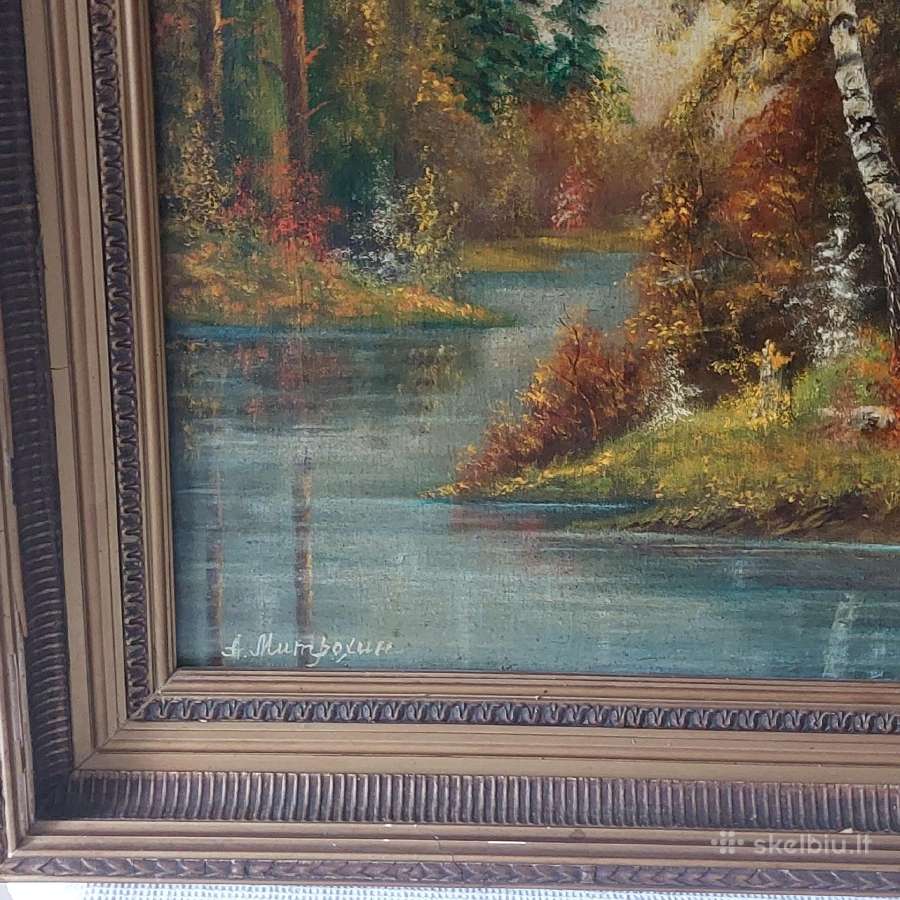 A. F. Mitrokhin - Autumn landscape in Russia . - nuotraukos Nr. 11