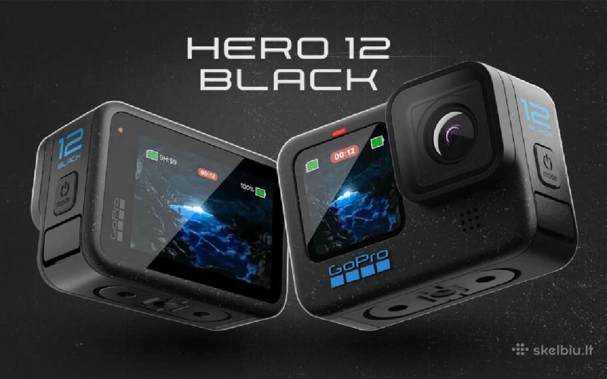 Gopro Hero12 Black veiksmo kamera su priedais - nuotraukos Nr. 2