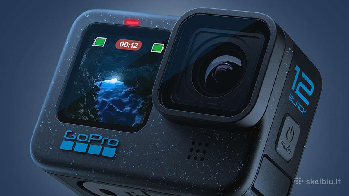 Gopro Hero12 Black veiksmo kamera su priedais - nuotraukos Nr. 4