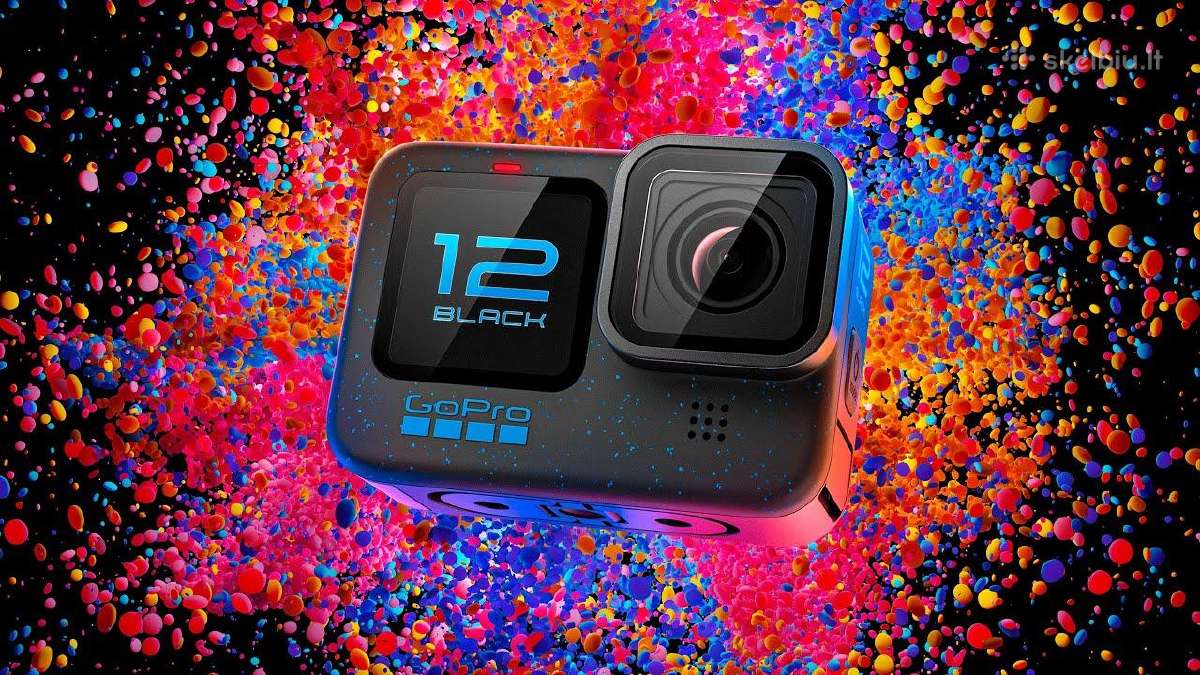 Gopro Hero12 Black veiksmo kamera su priedais