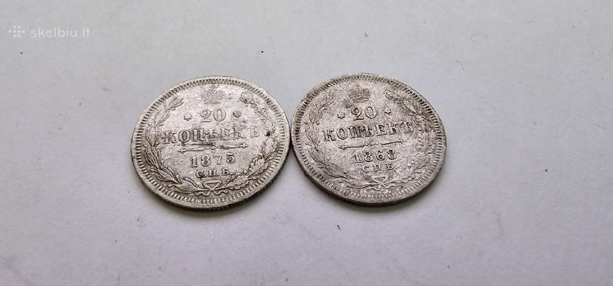 1868-1875 20 kapeiku