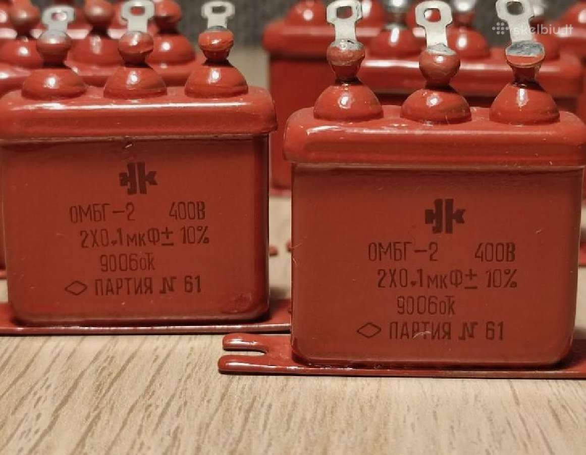 Audio Kondensatoriai Nos Mbgo K42u-2 K75-10 ir t.t - nuotraukos Nr. 6