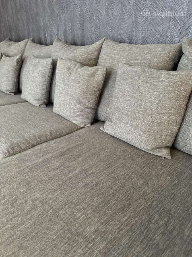 Sofa U formos, 3,7m. Būklė puiki - nuotraukos Nr. 4