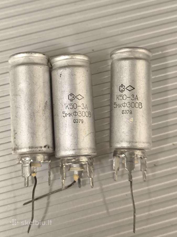 Elektrolitiniai kondensatoriai - nuotraukos Nr. 3
