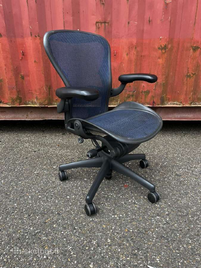Refurbished Herman Miller Aeron mėlyna - nuotraukos Nr. 2