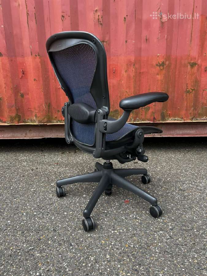 Refurbished Herman Miller Aeron mėlyna - nuotraukos Nr. 3