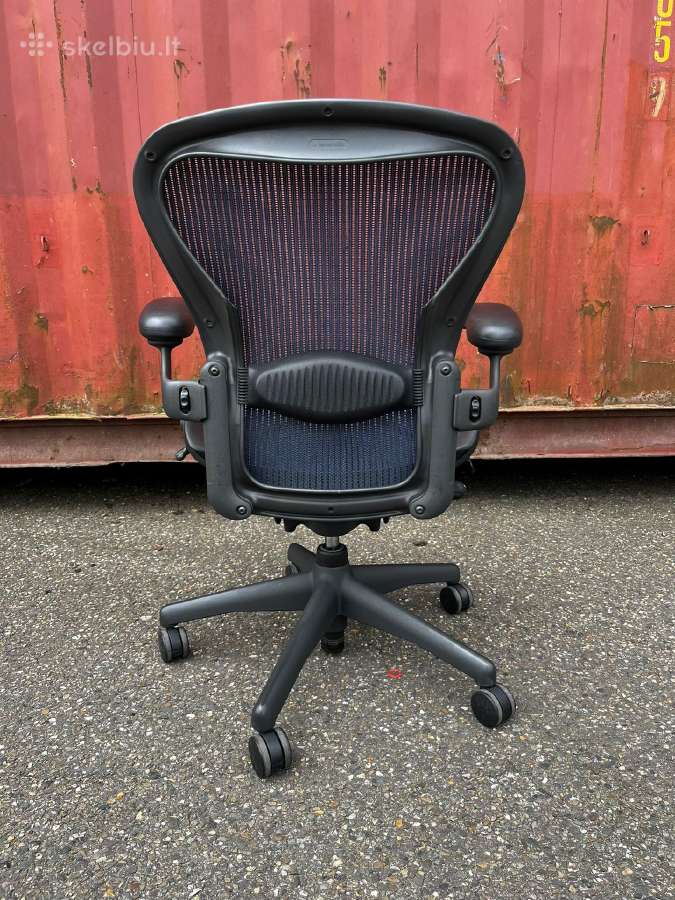 Refurbished Herman Miller Aeron mėlyna - nuotraukos Nr. 4