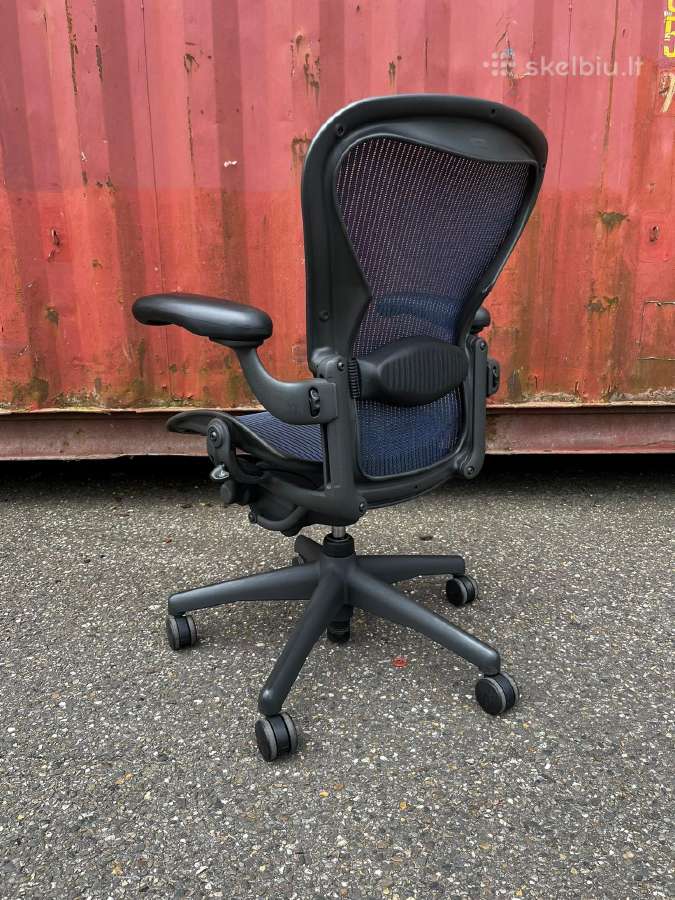 Refurbished Herman Miller Aeron mėlyna - nuotraukos Nr. 6