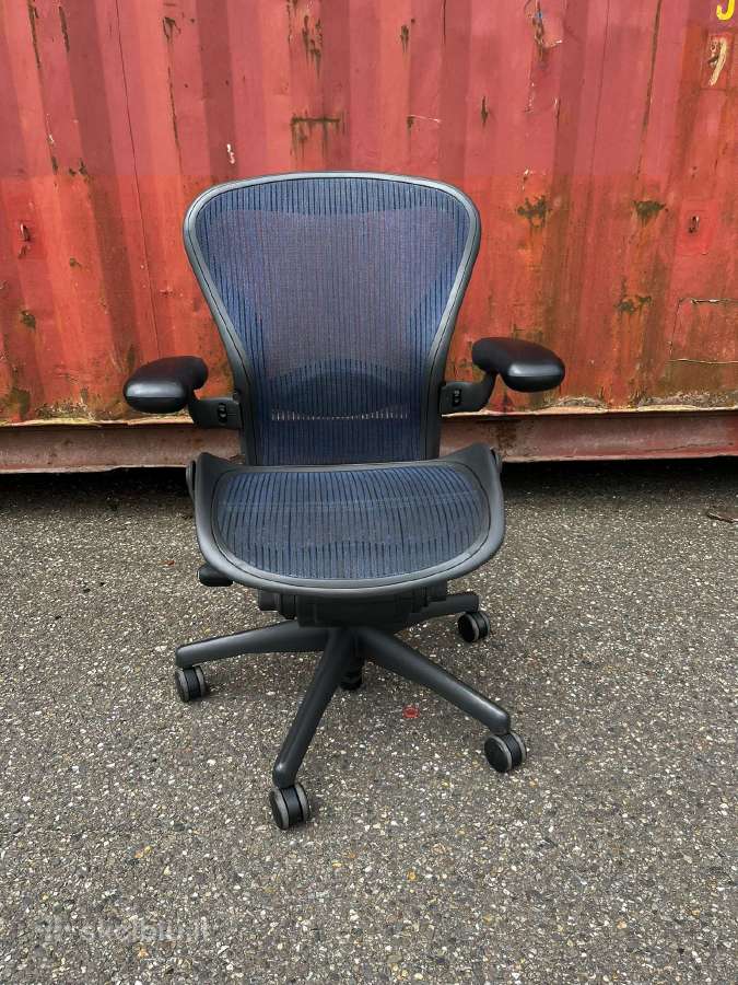 Refurbished Herman Miller Aeron mėlyna - nuotraukos Nr. 8