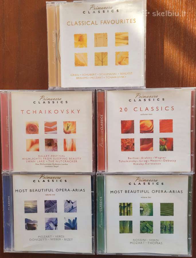 Klasikinės muzikos 5 CD - Primavera Clasics