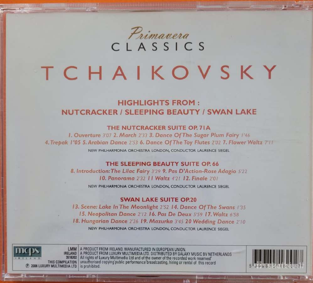 Klasikinės muzikos 5 CD - Primavera Clasics - nuotraukos Nr. 11