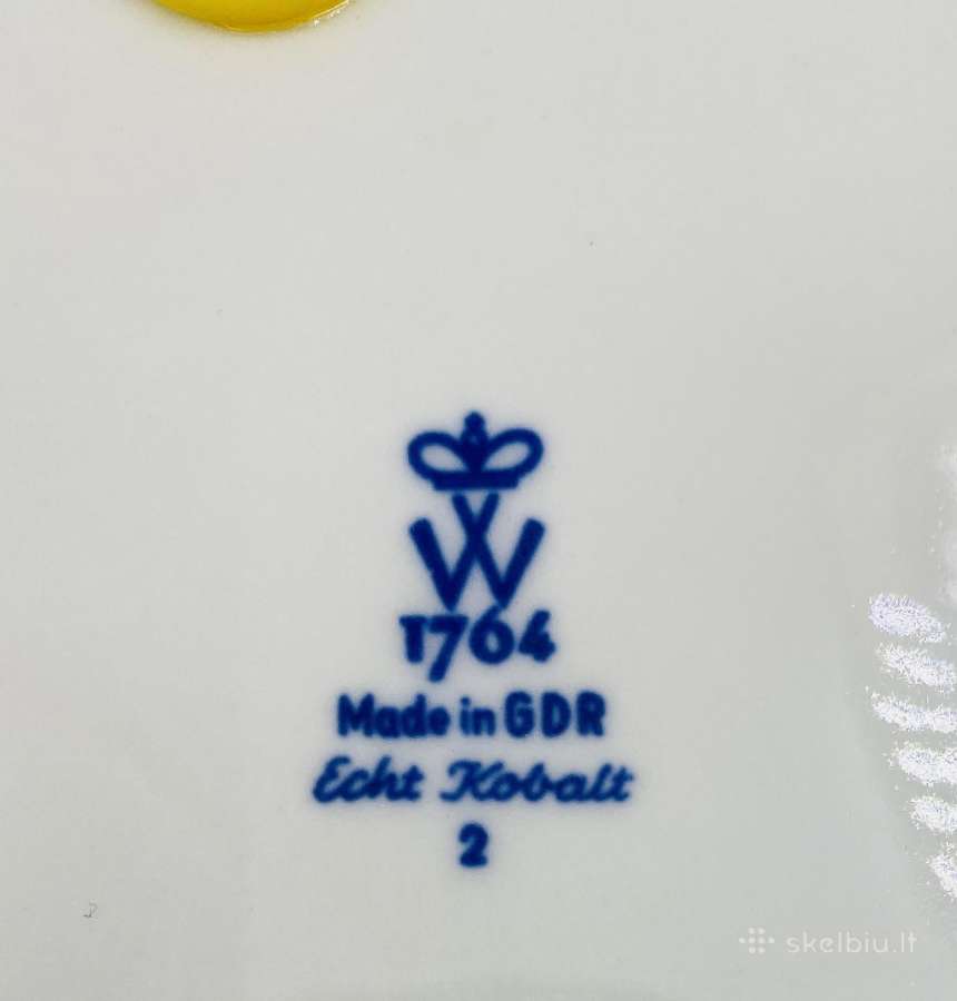 Vintažinė pakabinama lėkštė Wallendorf kolekcijai - nuotraukos Nr. 3