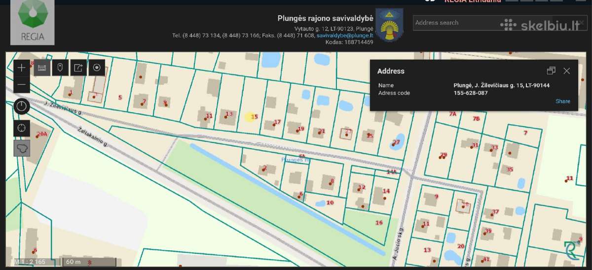 Sklypas su namo projektu Plunges mieste - nuotraukos Nr. 2