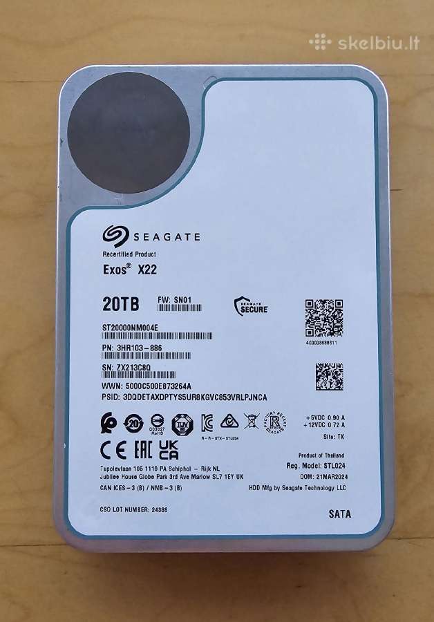 2.5" 3.5" Sata HDD 1tb 2tb 3tb 4tb 6tb 8tb 10-32tb - nuotraukos Nr. 4