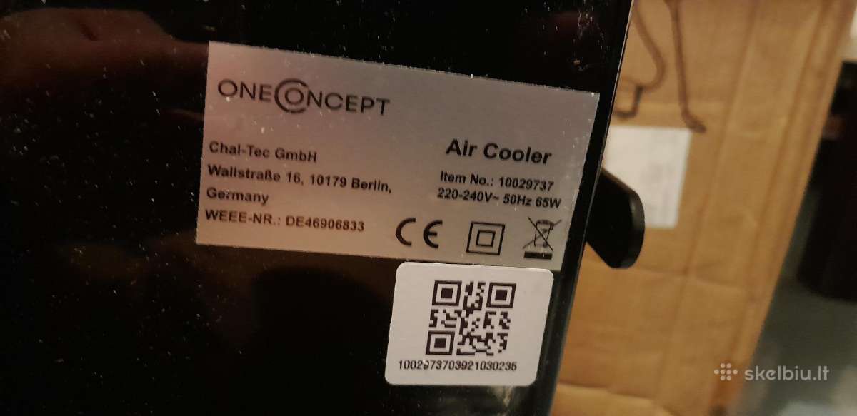 Oro vėsintuvas Oneconcept Air Cooler su pulteliu - nuotraukos Nr. 5