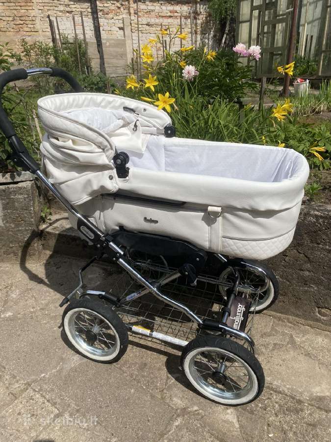 3in1 Vežimėlis Emaljunga Delux Miško padangos auto