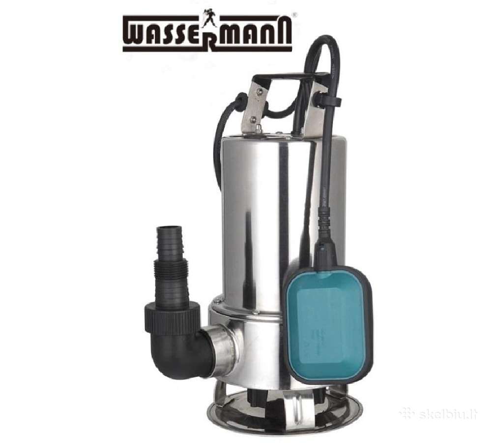 Vandens siurblys 1100w panardinamas su plūde