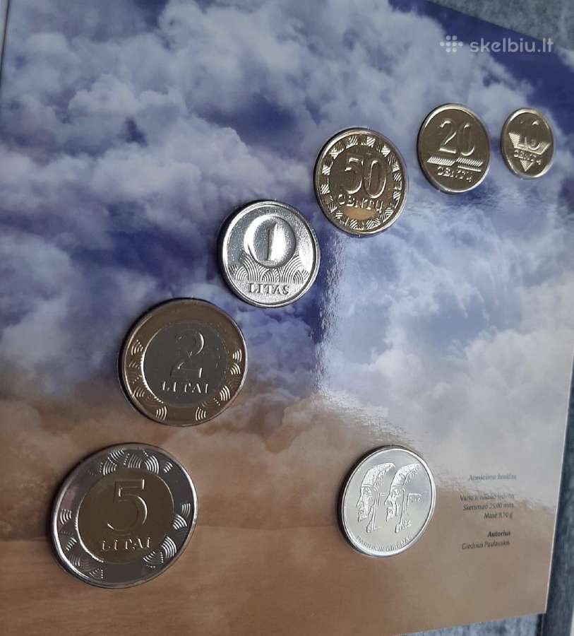 2013m. numizmatinis litų rinkinys - nuotraukos Nr. 5