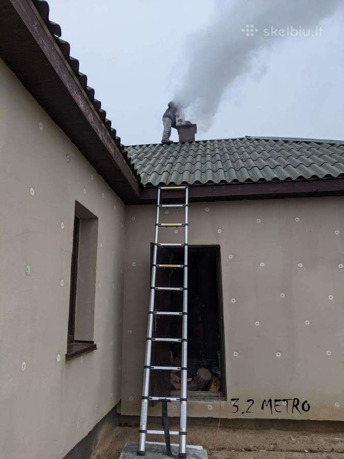 Teleskopinės kopėčios 3.2m - nuotraukos Nr. 6