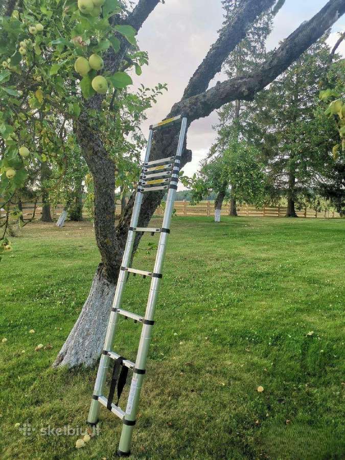 Teleskopinės kopėčios 3.2m - nuotraukos Nr. 7