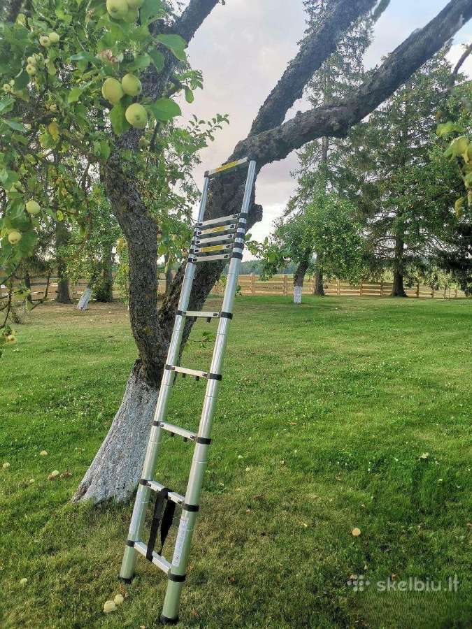 Naujos Teleskopinės kopėčios 3,8m.