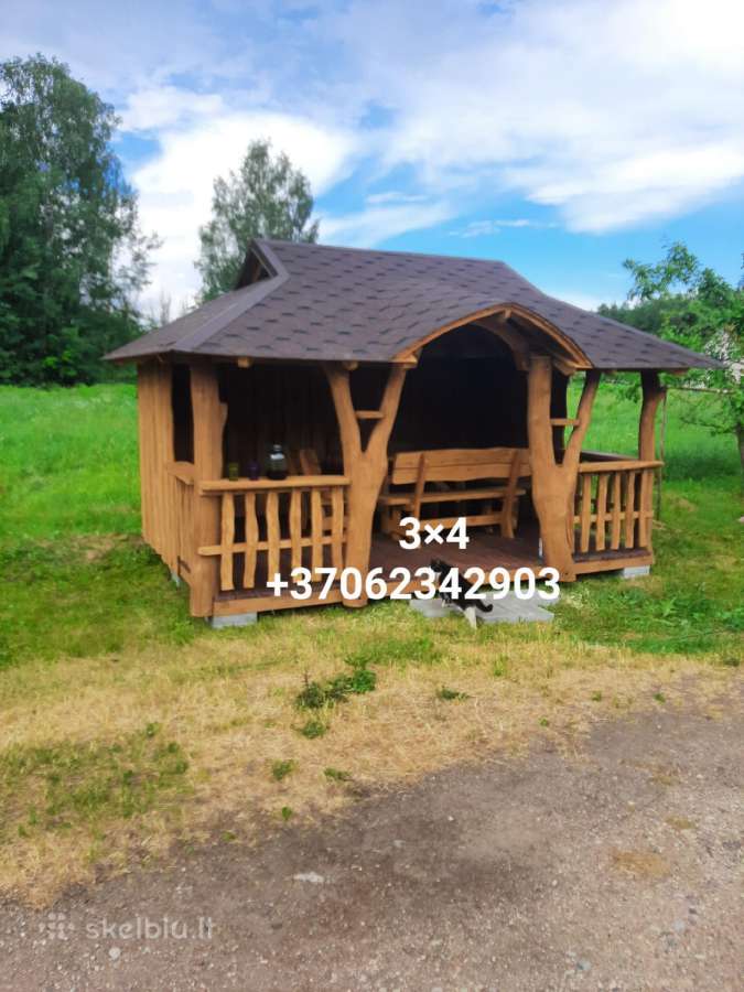 Pavėsinė ,šulinio apdaila. - nuotraukos Nr. 16